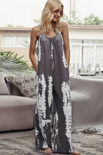 Load image into Gallery viewer, Tie-Dye Spaghetti Strap Jumpsuit with Pockets