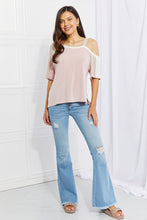 Load image into Gallery viewer, New Arrival --  Something Simple Cold Shoulder Tee