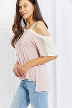 Load image into Gallery viewer, New Arrival --  Something Simple Cold Shoulder Tee