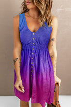 Load image into Gallery viewer, Button Down Sleeveless Dress available in multiple print options