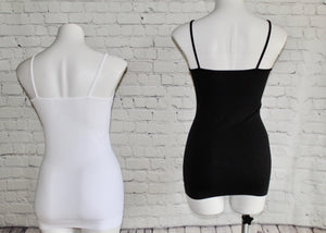 Seamless triple criss-cross front cami