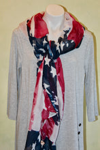 Load image into Gallery viewer, New Arrival --- Red, White &amp; Blue Scarf