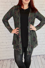 Load image into Gallery viewer, Leopard print low gauge hacci  cardigan