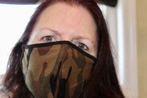 Unisex double layered face mask