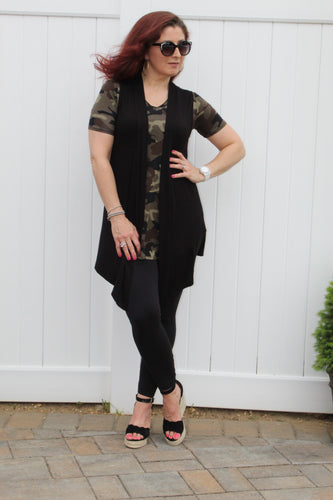 Open front vest
