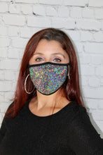 Load image into Gallery viewer, Sparkly Face Mask with Filter Pocket