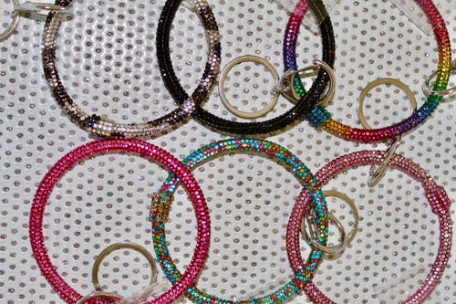 NEW ARRIVAL --- Rhinestone Bracelet Key Ring