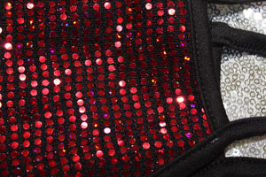 Sparkly Face Mask with Filter Pocket