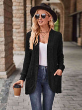 Load image into Gallery viewer, Open Front Cardigan with Pockets