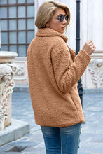 Load image into Gallery viewer, Full Size Lapel Collar Sherpa Coat