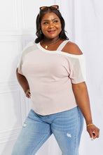 Load image into Gallery viewer, New Arrival --  Something Simple Cold Shoulder Tee