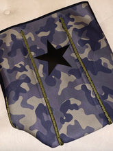 Load image into Gallery viewer, NEW ARRIVAL - Neoprene Army Camo Tote with Black Star